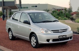 Размер шин и дисков на Toyota, Echo, Facelift, 2002 - 2005
                        
