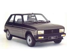 Размер шин и дисков на Peugeot, 104, I, 1972 - 1988
                        