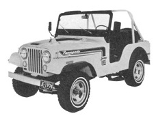 Размер шин и дисков на Jeep, CJ, CJ1-3, 1944 - 1952
                        