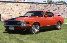Размер шин и дисков на Ford, Mustang Mach 1, I Restyling, 1970 - 1970
                        